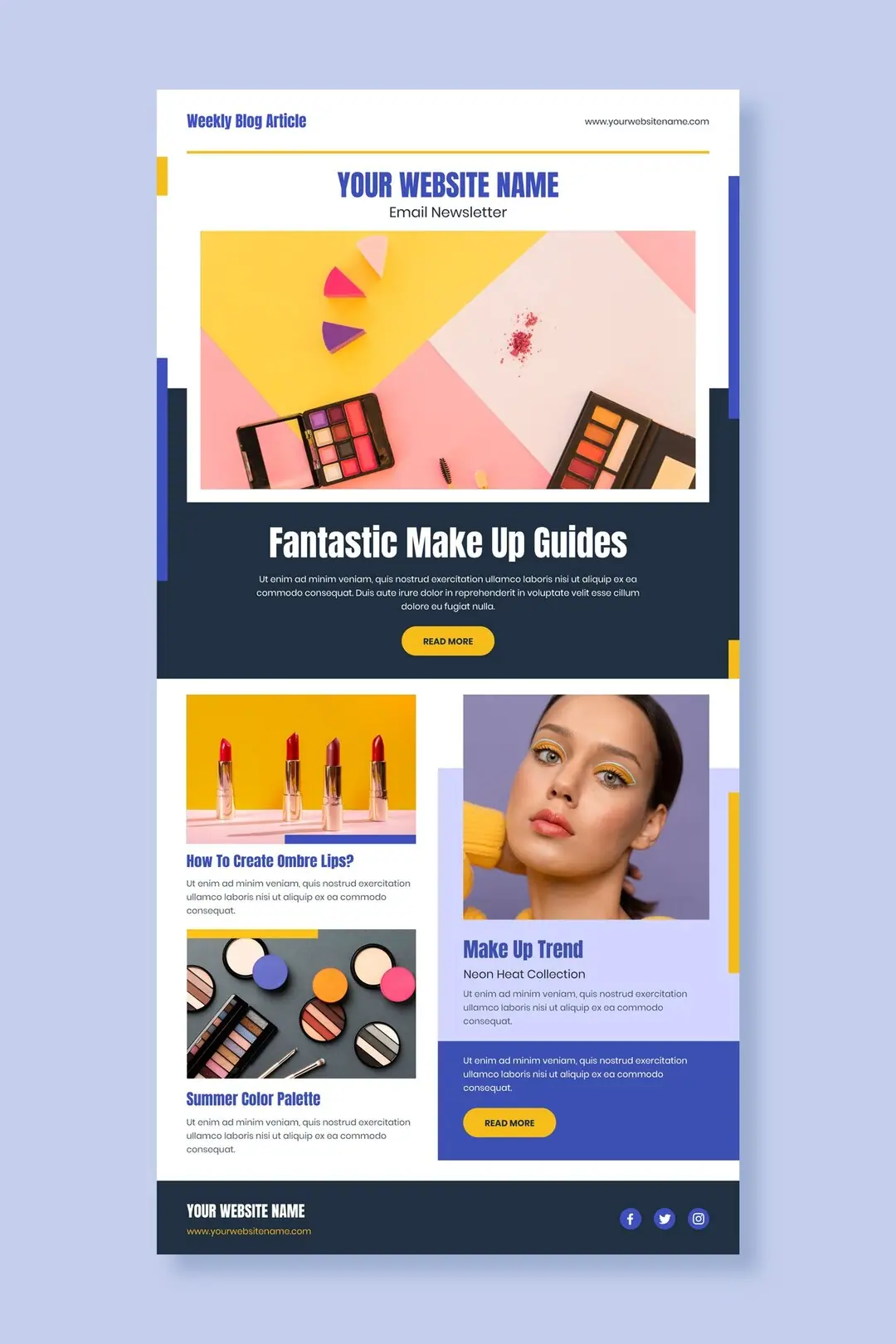 Neon Horizon E-commerce website project